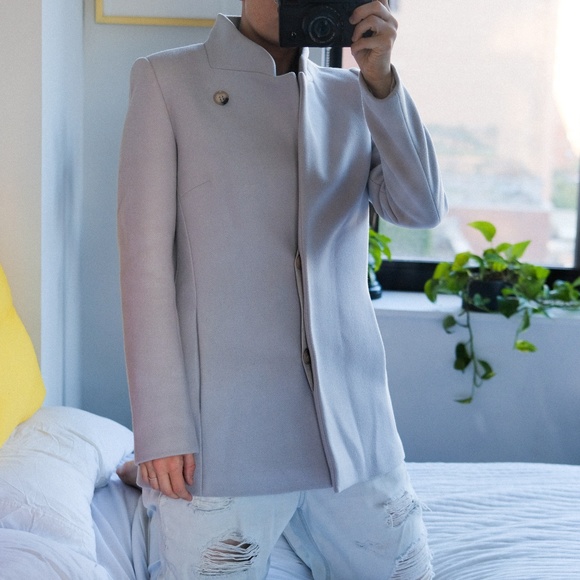 Lavender Reiss Peacoat - Picture 1 of 6